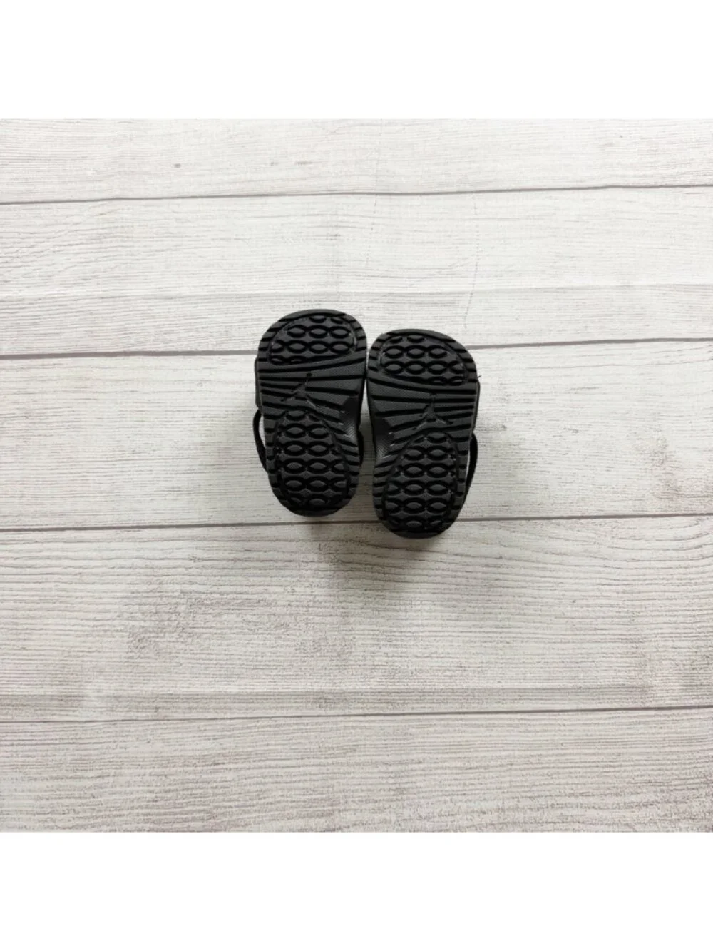 Air Jordan Kids Slide Sandals Black Adjustable Strap Comfortable Infant US 3